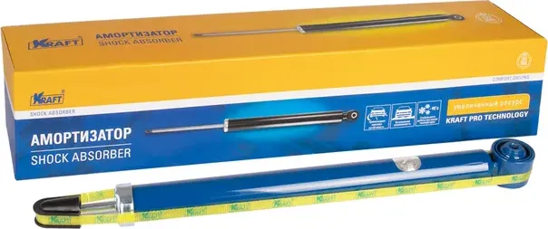 Амортизатор VW POLO/RAPID 09- задн. газ. лев/прав (Kraft). Артикул KT073550