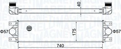 Интеркулер Magneti Marelli. Артикул 351319204790