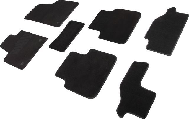 Коврики ворсовые Seintex для салона Volkswagen Terramont (7 мест) 2018-2026. Артикул 90025