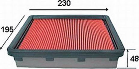 Воздушный фильтр JS Asakashi. Артикул A437J