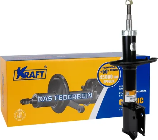 Амортизатор передний (стойка в сборе) Lada Largus (12-) (Kraft). Артикул KT073582