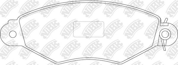 Тормозные колодки NiBK. Артикул PN0151
