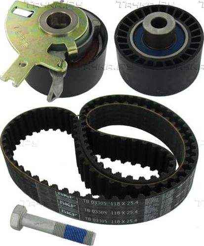 Ремень ГРМ с роликами (комплект) SKF для Mitsubishi Outlander XL 2006-2012. Артикул VKMA 03305