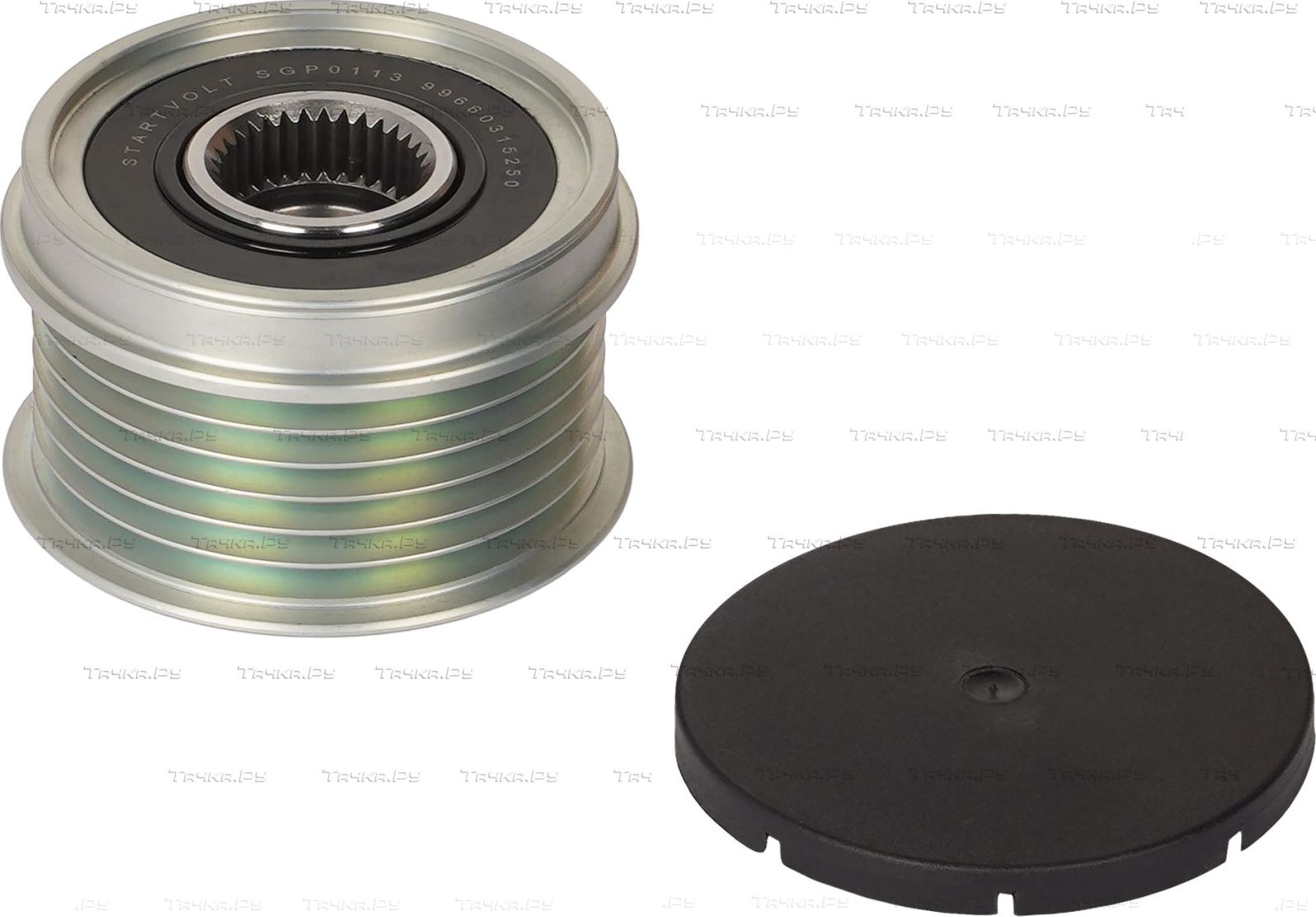 Муфта генератора обгонная StartVOLT для Fiat Panda II 2003-2013. Артикул SGP 0113