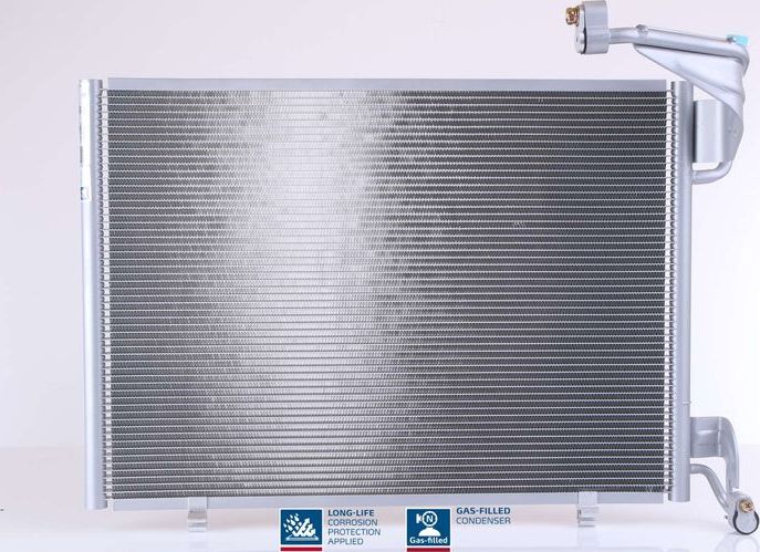 Радиатор кондиционера (конденсатор) Nissens (алюминий). Артикул 940285