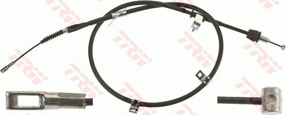 Трос ручника (тросик ручного тормоза) TRW задний правый для Kia Sportage III 2010-2016. Артикул GCH730