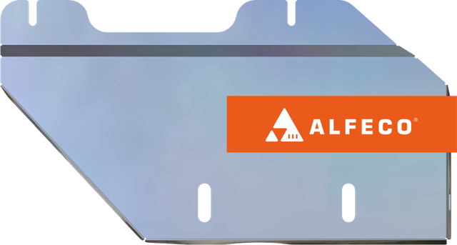 Защита алюминиевая Alfeco для РК Toyota Land Cruiser 300 2021-2026. Артикул ALF.24.135al