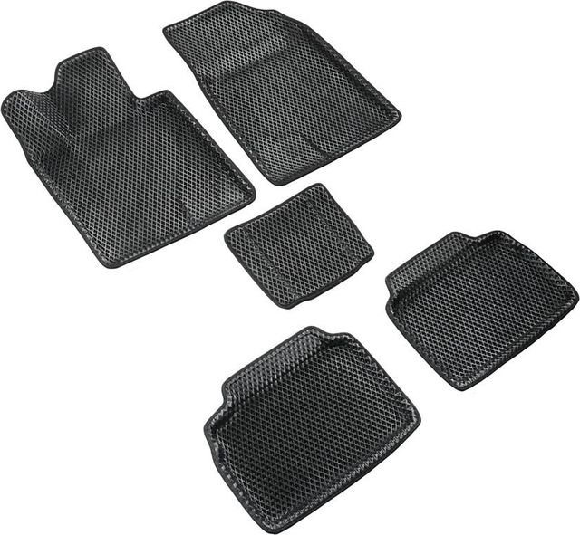 Коврики Seintex 3D EVA ромб для салона Changan UNI-V 2022-2026 ЧЕРНЫЕ. Артикул 317237