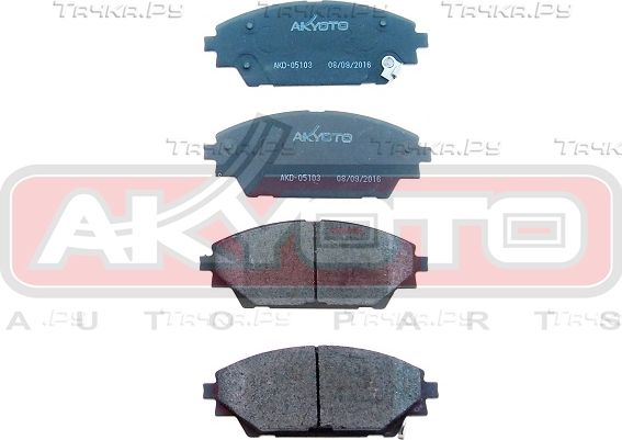 Тормозные колодки Akyoto Packing AKYOTO. Артикул AKD-05103