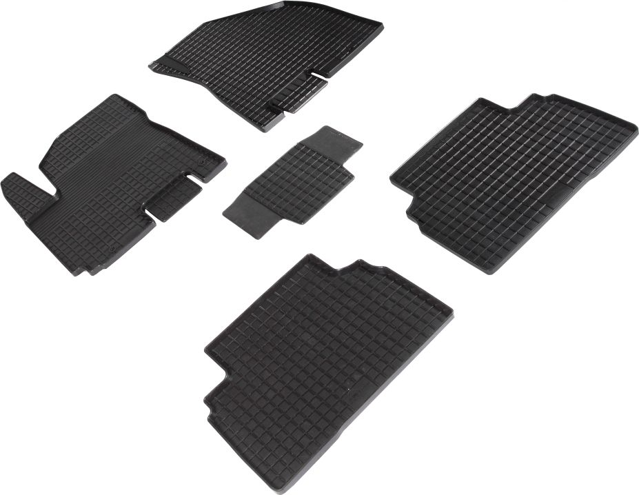 Коврики резиновые Seintex с узором сетка для салона Jaс S5 2014-2026. Артикул 95091