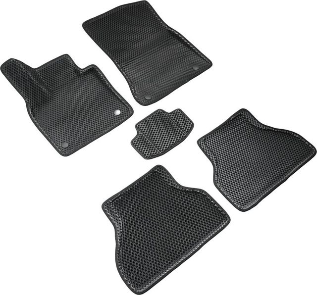 Коврики Seintex 3D EVA ромб для салона BMW X5 E70 2007-2013 ЧЕРНЫЕ. Артикул 316383