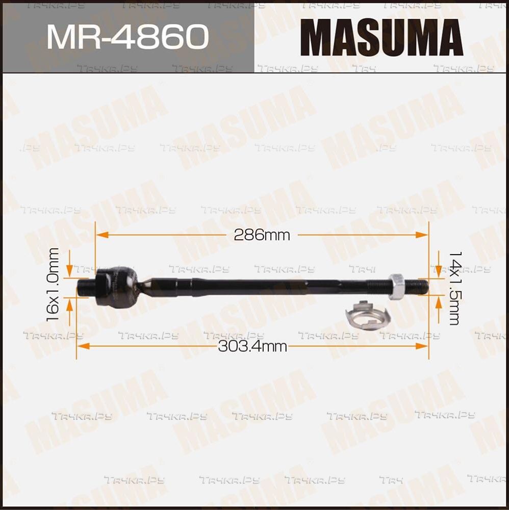 Рулевая тяга Masuma правая/левая для Nissan Avenir W11 1997-2005. Артикул MR-4860