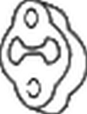 Кронштейн глушителя Bosal (Бельгия). Артикул 255-009