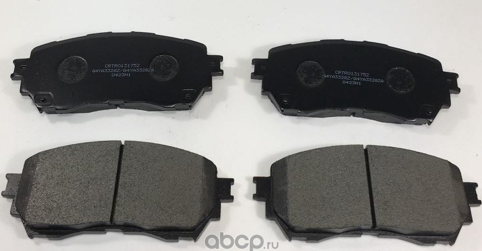 Колодки торм. передние Cartronic CRTR0131752 Аналог G4YA3328Z/ G4YA3328ZA/ GHY13 Cartronic. Артикул CRTR0131752