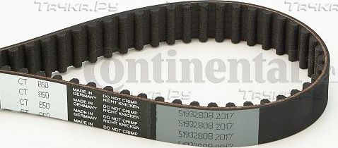 Ремень ГРМ ContiTech для Toyota Corolla E110 1997-2001. Артикул CT850