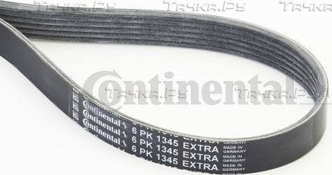 Приводной ремень поликлиновой ContiTech для Jeep Renegade I 2014-2026. Артикул 6PK1345 EXTRA