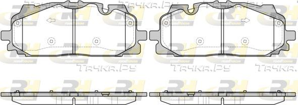 Тормозные колодки RoadHouse передние для Audi A5 II (F5) 2016-2026. Артикул 21667.00