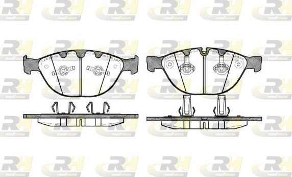 Тормозные колодки RoadHouse передние для BMW 5 VI (F10/F11/F07) 2009-2017. Артикул 2958.10