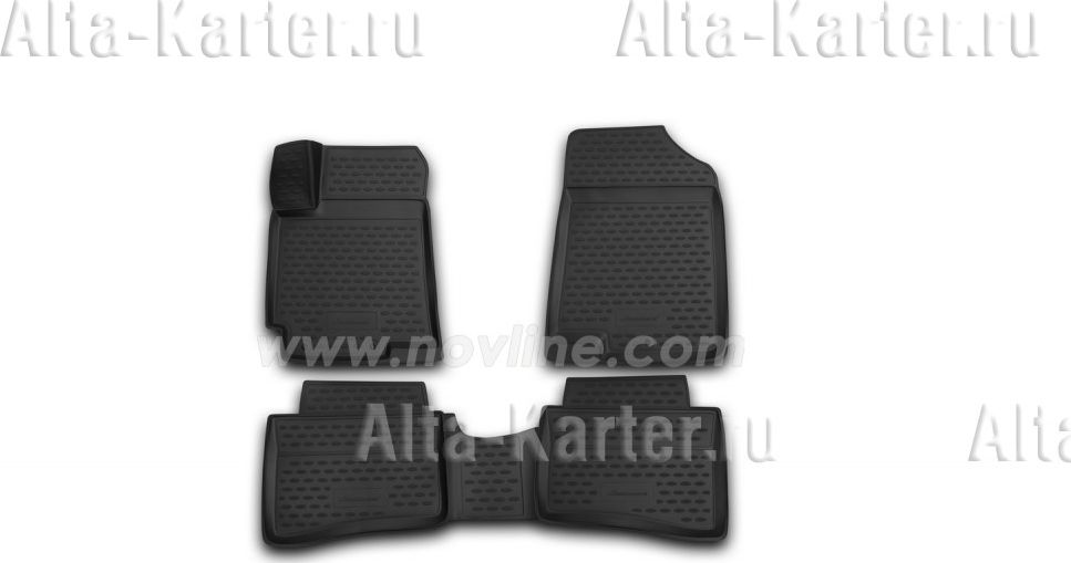 Коврики Element 3D для салона Hyundai Solaris I седан, хэтчбек 2014-2016. Артикул ORIG.3D.20.59.210