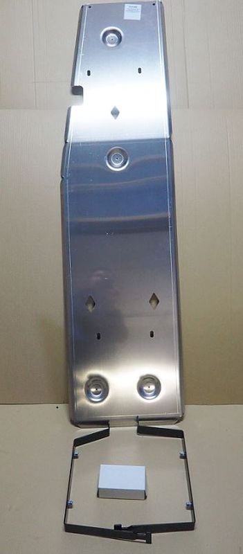 Защита алюминиевая АВС-Дизайн для топливного бака Cadillac Escalade V  4WD 2021-2026. Артикул 04.39ABC