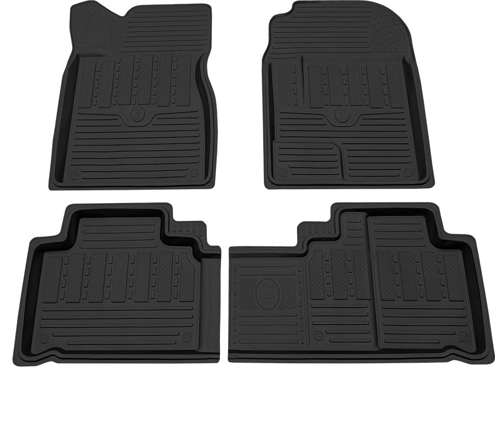 Коврики Rezkon резиновые для салона Great Wall Hover H6 2012-2015. Артикул 1018010100