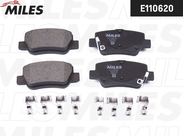 Тормозные колодки Miles (Semi-Metallic). Артикул E110620