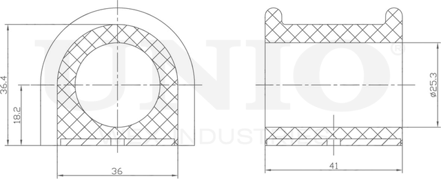 Втулка стабилизатора (Unio). Артикул RMP-10237