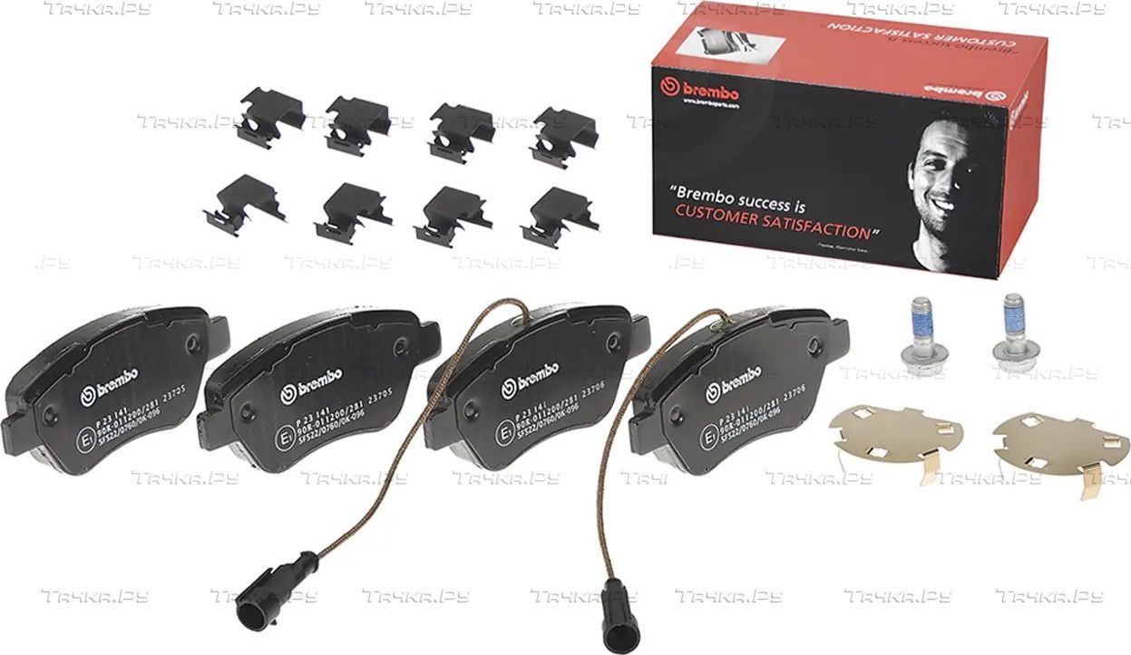 Тормозные колодки Brembo PRIME LINE для Fiat Qubo I 2008-2026. Артикул P 23 141