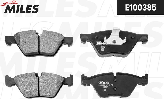 Тормозные колодки Miles (Semi-Metallic). Артикул E100385