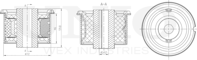 Сайлентблок рычага подвески (Unio). Артикул RMP-20231