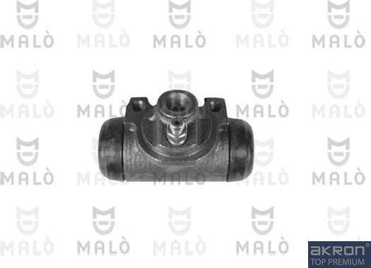 Тормозной цилиндр Malò (Чугун) задний правый/левый для Fiat Idea 2004-2016. Артикул 89529