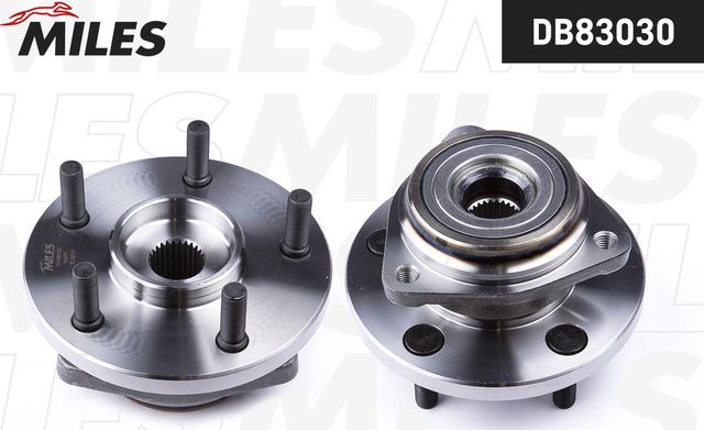 Ступица колеса с интегрированным подшипником Miles передняя для Jeep Grand Cherokee II (WJ) 1999-2005. Артикул DB83030