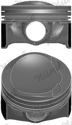Поршень Nural для SEAT Alhambra II 2012-2026. Артикул 87-443800-00
