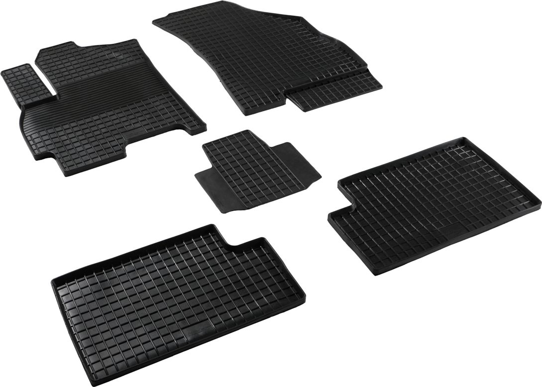 Коврики резиновые Seintex с узором сетка для салона Chery Tiggo 4 2017-2026. Артикул 317022