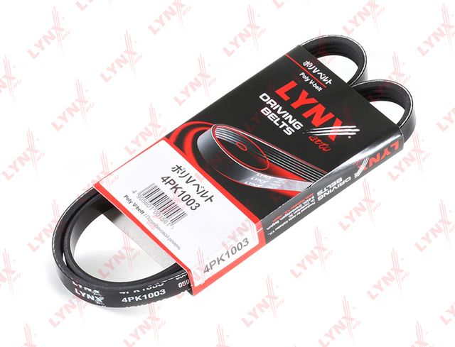 Приводной ремень поликлиновой LYNXauto для Mazda 323 IV (BG) 1989-1996. Артикул 4PK1003