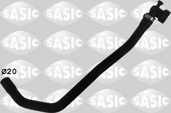 Патрубок радиатора (системы охлаждения) Sasic для Peugeot 1007 2005-2009. Артикул 3400125