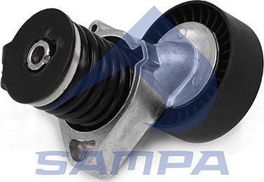 Натяжной ролик (натяжитель) приводного клинового зубчатого ремня Sampa. Артикул 206.413