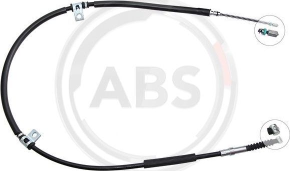 Трос ручника (тросик ручного тормоза) ABS задний левый для Hyundai Trajet I 1999-2004. Артикул K19237