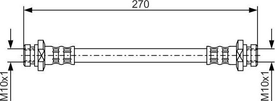 Тормозной шланг Bosch. Артикул 1 987 476 737