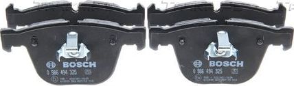 Тормозные колодки Bosch (Low-Metallic) задние для BMW X5 II (E70) 2009-2013. Артикул 0 986 494 325