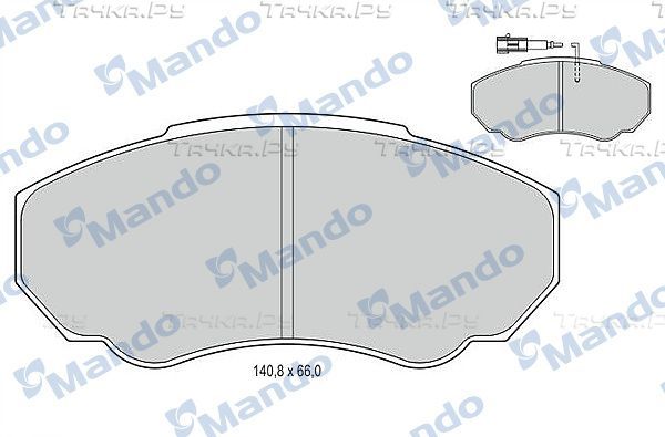 Тормозные колодки Mando. Артикул MBF015029