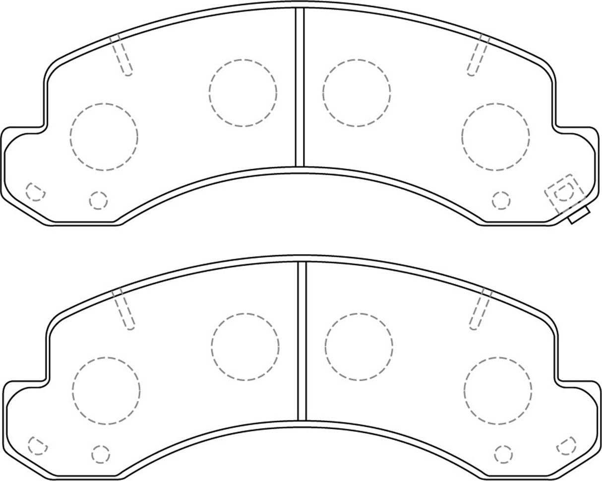 Тормозные колодки NiBK. Артикул PN1441