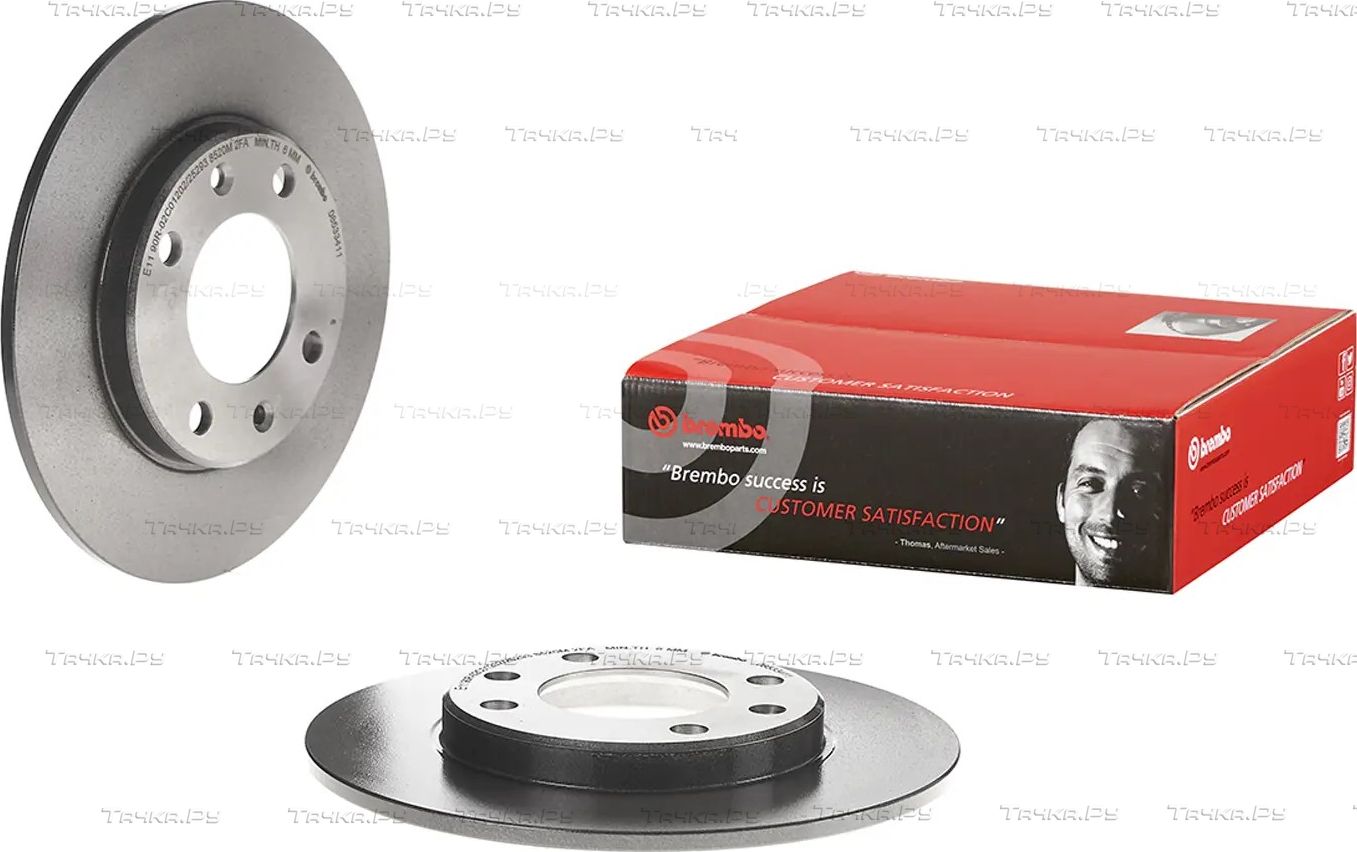 Тормозной диск Brembo PRIME LINE - UV Coated. Артикул 08.5334.11