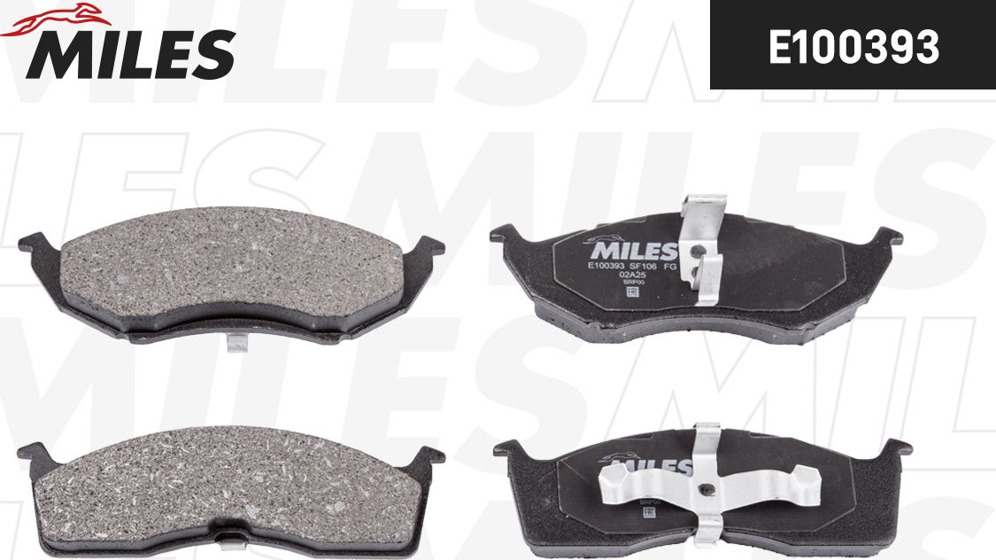 Тормозные колодки Miles (Semi-Metallic). Артикул E100393