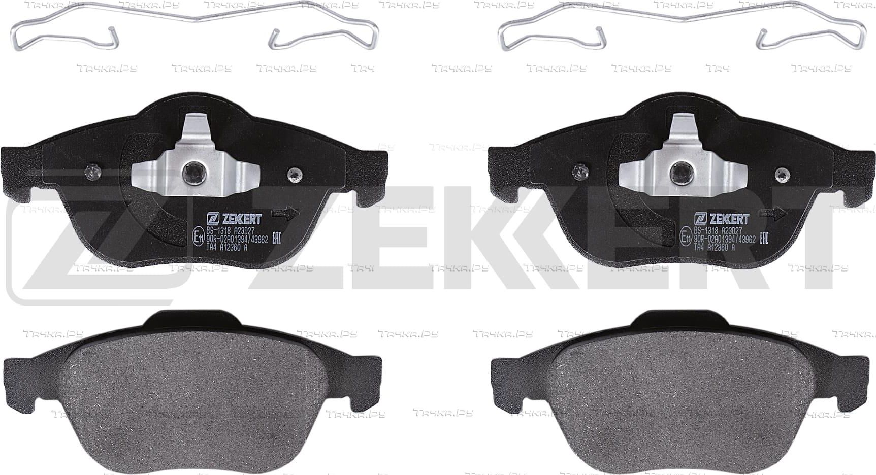 Тормозные колодки Zekkert. Артикул BS-1318
