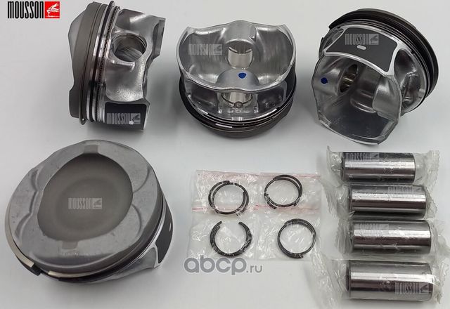 Поршень кольца комплект Ford 1.6L EcoBoost, Volvo B4164 на 1 цилиндр (Mousson). Артикул SPRB4164STD