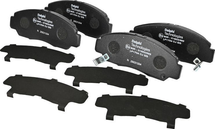 Тормозные колодки Delphi (Low-Metallic). Артикул LP1704