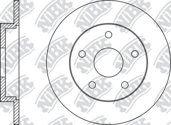 Тормозной диск NiBK. Артикул RN51002