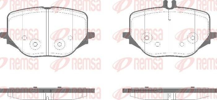 Тормозные колодки Remsa. Артикул 1950.00