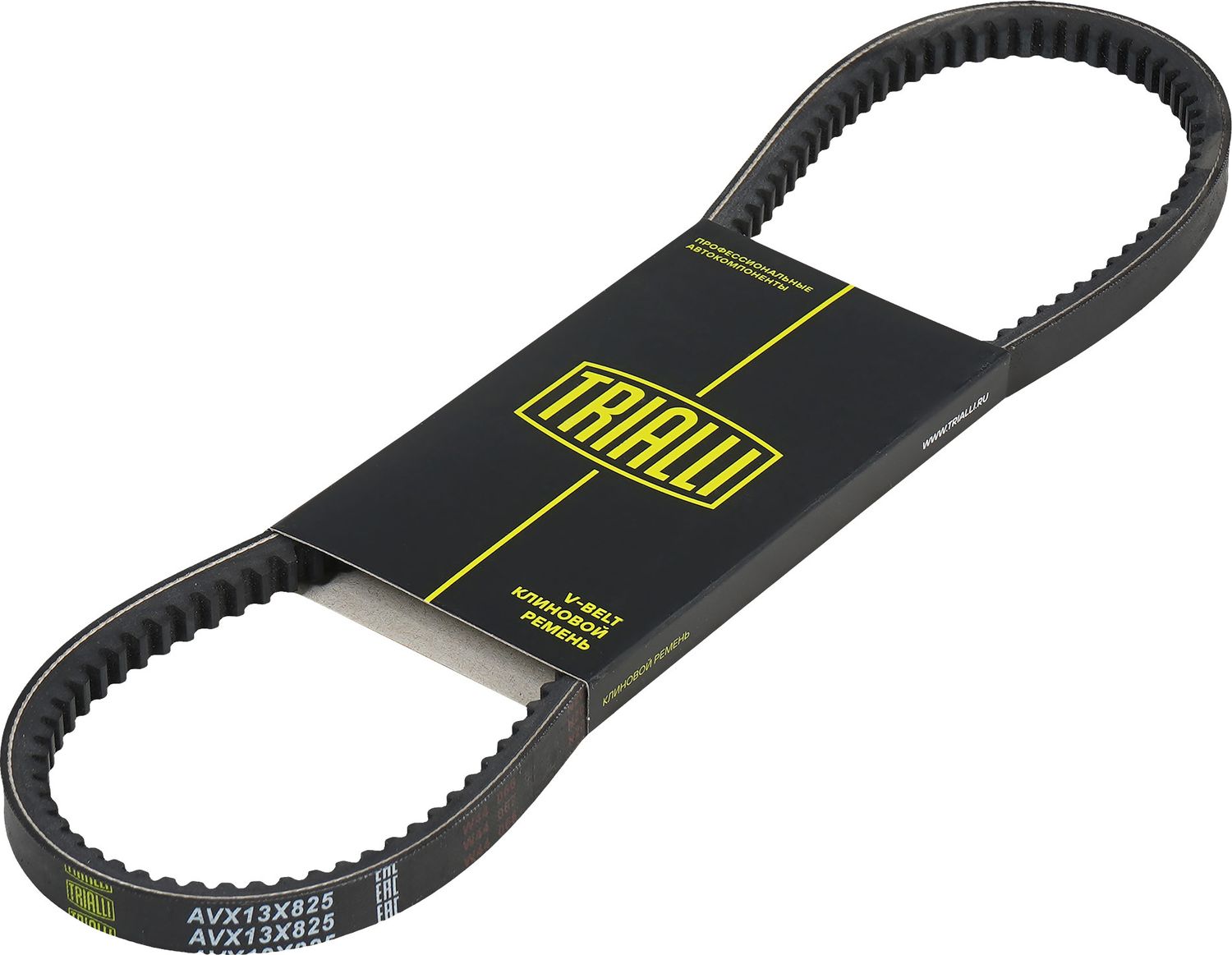 Приводной ремень клиновой Trialli (EPDM (Этилен-пропиленовый каучук)). Артикул AVX13X825